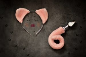 BDSM Toy Pig Ears And Butt Plug