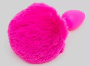 Playful Silicone Small Bunny Tail Butt Plug