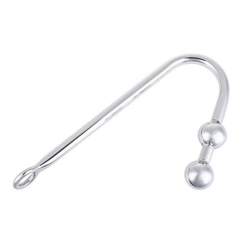 Two Balls Stainless Steel Anal Hook